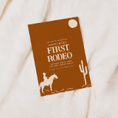 南西カウボーイファーストロデオバースデーパーティーの招待 招待状