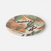 南西カウボーイボーイズ誕生日 ペーパープレート (アングル)