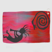 南西カラフルココペリゴルフタオル ゴルフタオル (横)