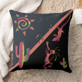 南西カラフルココペリ装飾用クッション クッション (ブランケット)