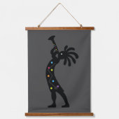 南西カラフルココペリ 吊り下げ型タペストリー (正面)