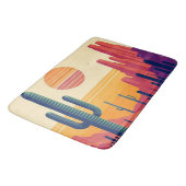 南西カラフル砂漠芸術 バスマット (アングル)