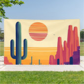 南西カラフル砂漠芸術 横断幕 (外側)