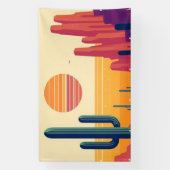 南西カラフル砂漠芸術 横断幕 (縦)