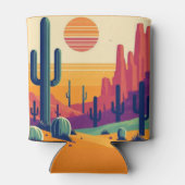 南西カラフル砂漠芸術 缶クーラー (裏面)