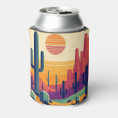 南西カラフル砂漠芸術 缶クーラー (缶裏面)