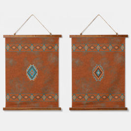 南西キャニオンズジオメトリックダイヤモンドデザインセット 吊り下げ型タペストリー