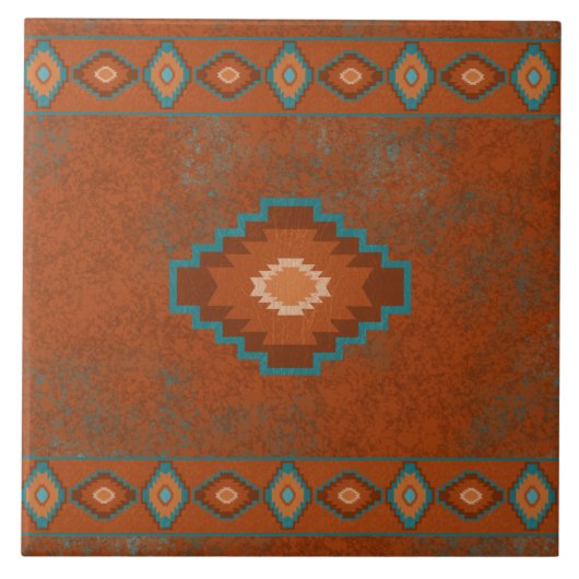 南西キャニオンズダイヤモンドジオメト縁どリ タイル (正面)