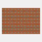 南西キャニオンズペトログリフと幾何学的パターン ラッピングペーパーシート (正面2)