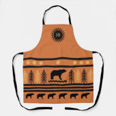 南西キャニオン粘土ナバホブラックベアーエプロン エプロン (正面)