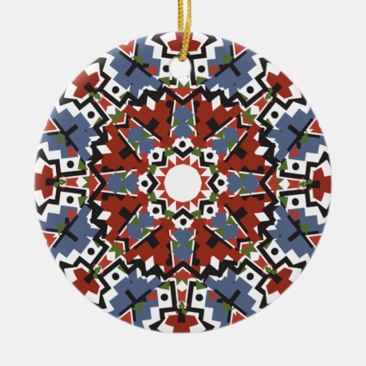 南西クリスマスツリーの装飾 セラミックオーナメント (正面)