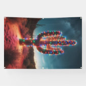 南西クリスマス砂漠サボテン 横断幕 (横)