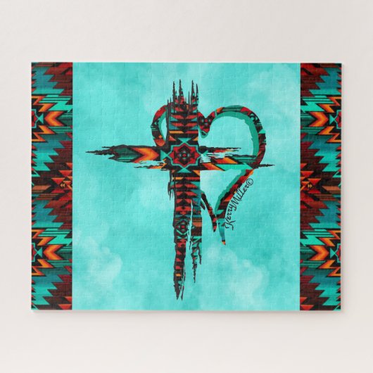 南西クロスアンドハートジグソーパズル ジグソーパズル (横)