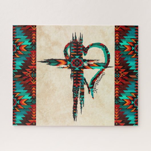 南西クロスアンドハートジグソーパズル ジグソーパズル (横)