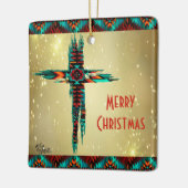 南西クロスクリスマス飾り セラミックオーナメント (左)