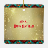 南西クロスクリスマス飾り セラミックオーナメント (裏面)