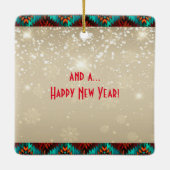 南西クロスクリスマス飾り セラミックオーナメント (裏面)