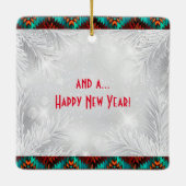 南西クロスクリスマス飾り セラミックオーナメント (裏面)