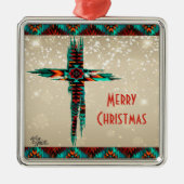 南西クロスクリスマス飾り メタルオーナメント (正面)