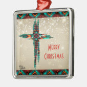 南西クロスクリスマス飾り メタルオーナメント (左)
