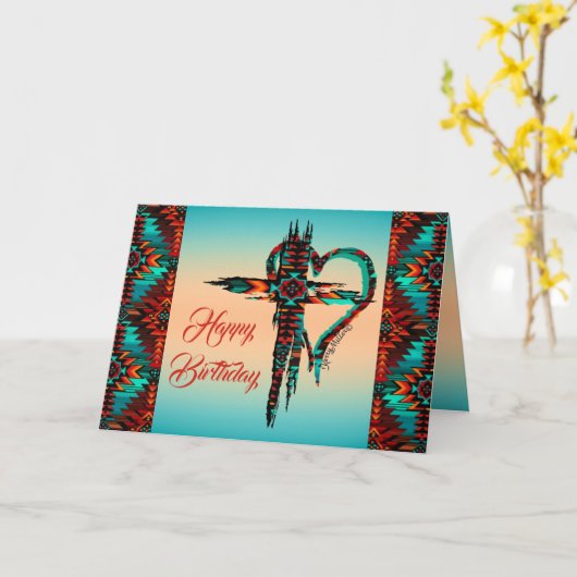 南西クロス カード (黄色い花)