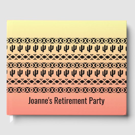 南西グラデーションデザインゲストブック ゲストブック (正面)