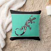 南西ゲッコシーグリーンアンドブラック クッション (ブランケット)