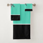 南西ゲッコシーグリーンアンドブラック バスタオルセット (インサイチュ)