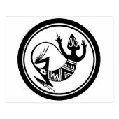 南西ゲッコラージデザインスタンプ ラバースタンプ (インプリント)