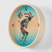 南西ココペリと太陽 壁時計 (傾斜)