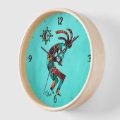 南西ココペリと日時計 壁時計 (傾斜)