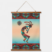 南西ココペリウッドトップウォールタペストリー 吊り下げ型タペストリー (正面)