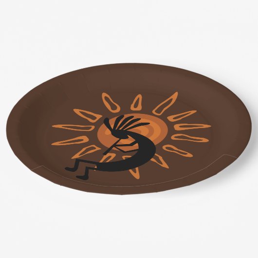 南西ココペリ砂漠サン9" ペーパープレート (アングル)