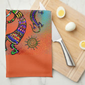 南西ココペリ芸術 キッチンタオル (四つ折り)