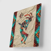 南西ココペリ遊フルートの壁時計 スクエア壁時計 (傾斜)