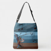 南西ココペリ音楽A-O-Pクロス体 クロスボディバッグ (裏面)