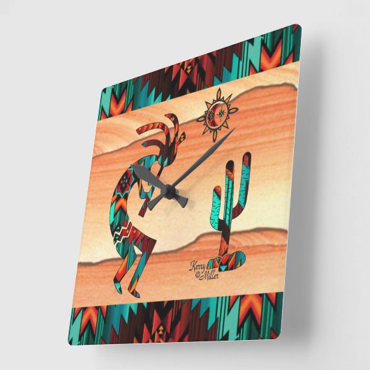 南西ココペルスクエアウォールクロック スクエア壁時計 (傾斜)