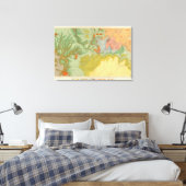 南西コロラド州とニューメキシコ州の一部 キャンバスプリント (インサイチュ (寝室))