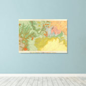 南西コロラド州とニューメキシコ州の一部 キャンバスプリント (インサイチュ (ウッドフロア))