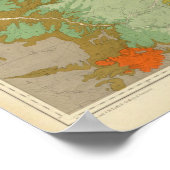 南西コロラド州とニューメキシコ州の一部 ポスター (角)