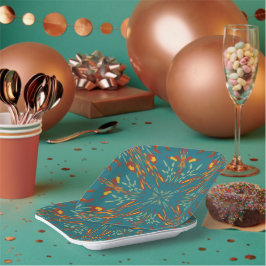 南西ゴールデンサンレイカラーパターン ペーパープレート