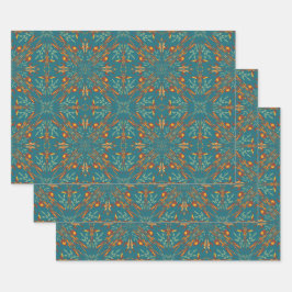 南西ゴールデンサンレイカラーパターン ラッピングペーパーシート