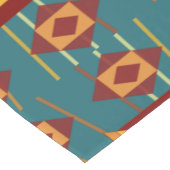 南西ゴールデンサンレイズインディアン毛布デザイン ショートテーブルランナー (コーナー)