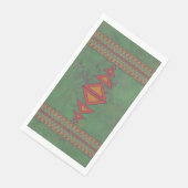 南西サギーブラシ緑の幾何学的デザイン (コーナー)