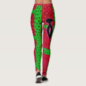 南西サグアーロサボズバズバーズエアロビクスレギンス レギンス (裏面)