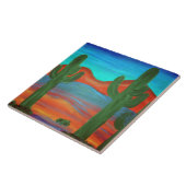 南西サグアーロ絵画サンセット タイル (側面)