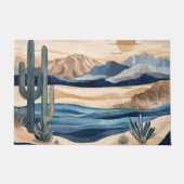 南西サボテンビーチ水景色 ドアマット (正面)