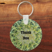 南西サボテン写真砂漠の植物ありがとう キーホルダー (正面)