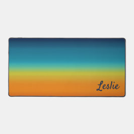 南西サンセットカラーパーソナライズされた デスクマット