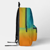 南西サンセットスカイカラーパーソナライズされた プリントバックパック (左)